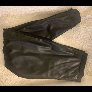 Banana Republic faux leather leggings, size 10
